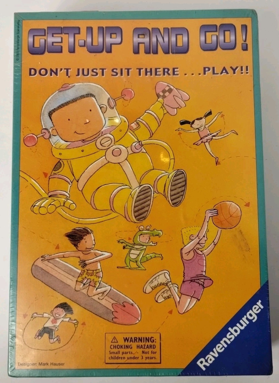 GET UP AND GO! DON’T JUST SIT THERE…PLAY VINTAGE GAME BY RAVENSBURGER – NEW