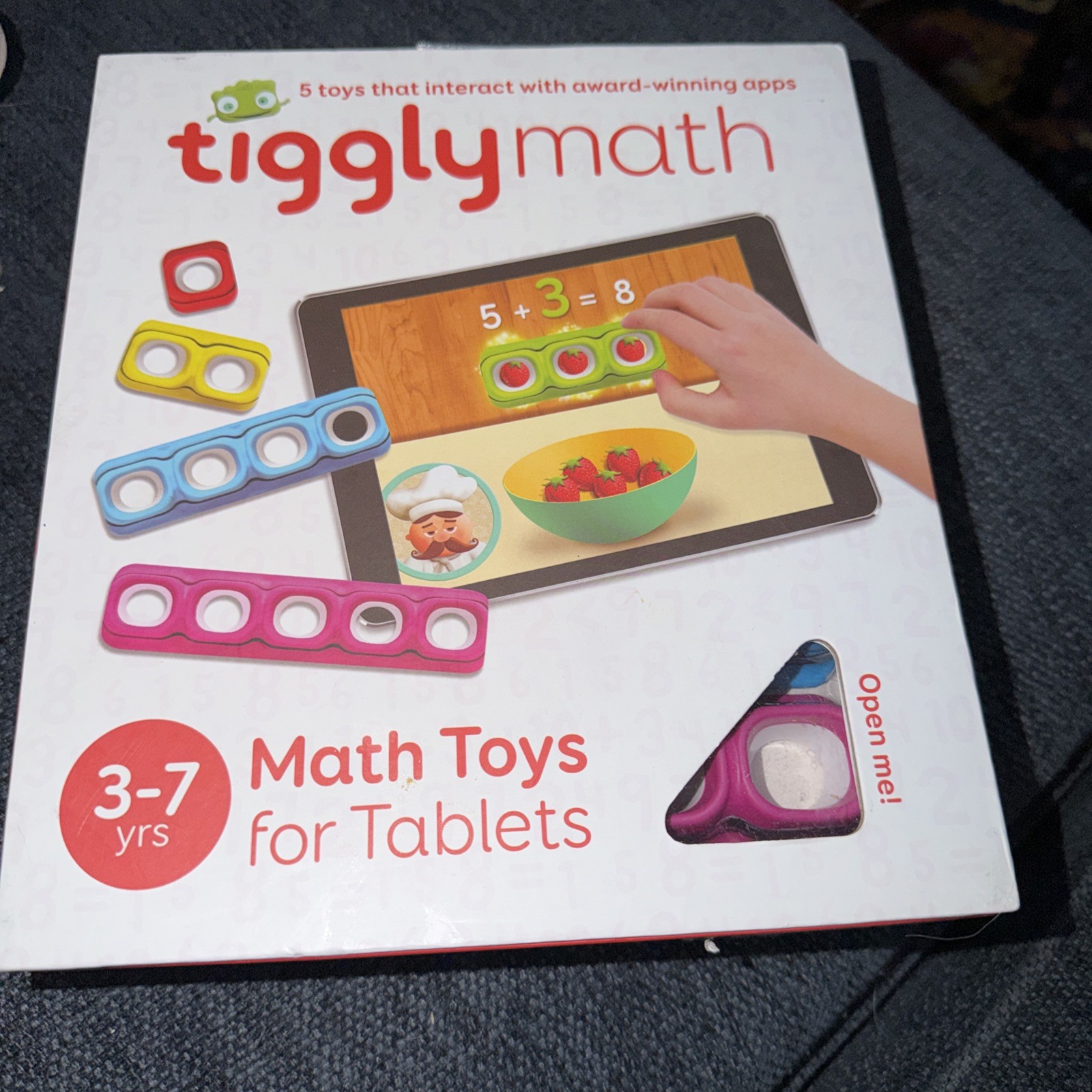 Tiggly Math Kids Tablet Math Learning Toys For 3-7 Year Olds