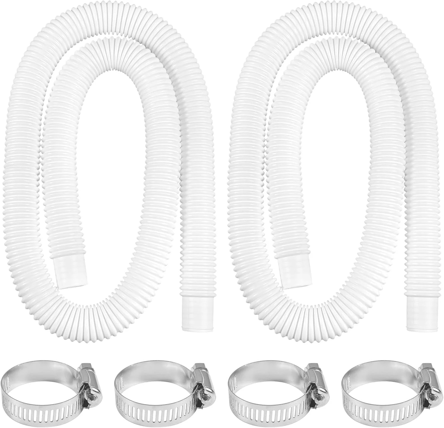 Pool Pump Hose for Above Ground Pools, Premium Pool Filter Pump Hoses, 2 Pack 1.