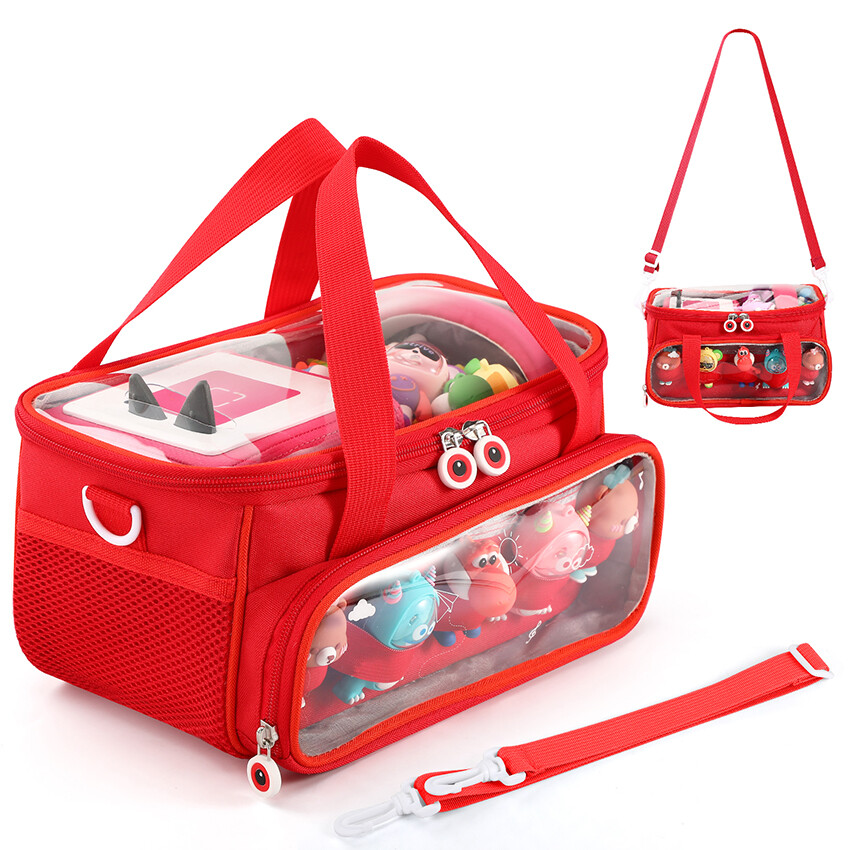 Transparent Lid Storage Bag Carrying Case Organizer Pouch for TONIEBOX Starter