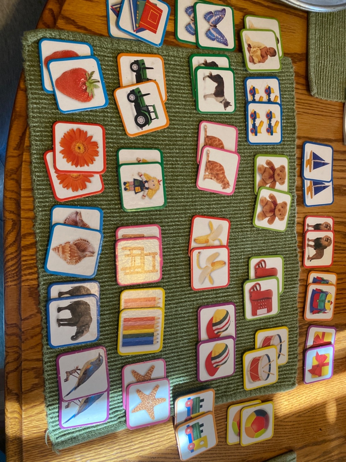 MATCHING MEMORY GAME/CARDS My First Picture Pairs DK Educational Preschool Toy