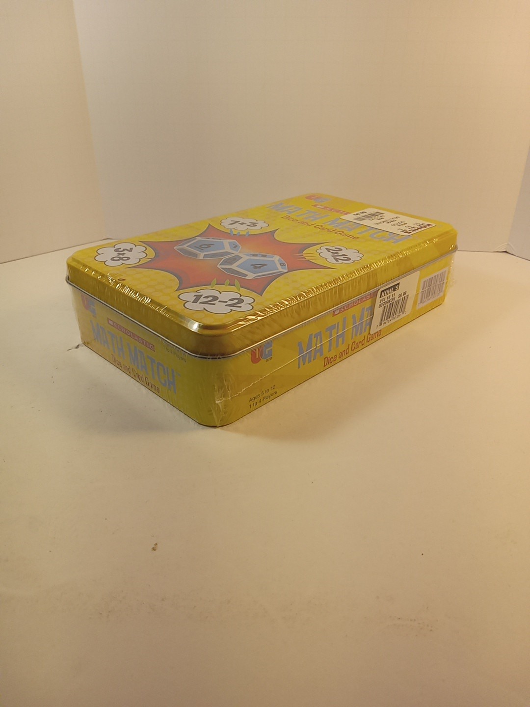 Scholastic Math Match Dice and Card Game Educational Fun for Kids Ages 5 to 12
