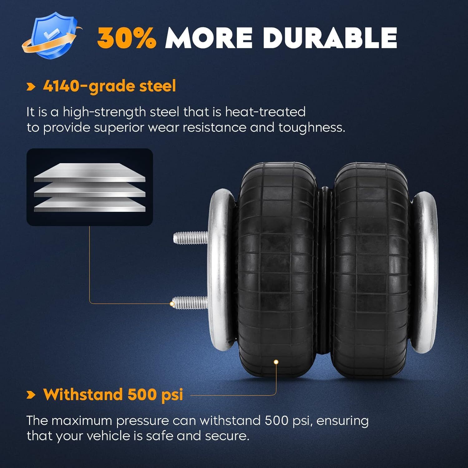 Rear Air Spring Bags Suspension Kit for Ford F150 2015 2016 2017 2018 2019 2020