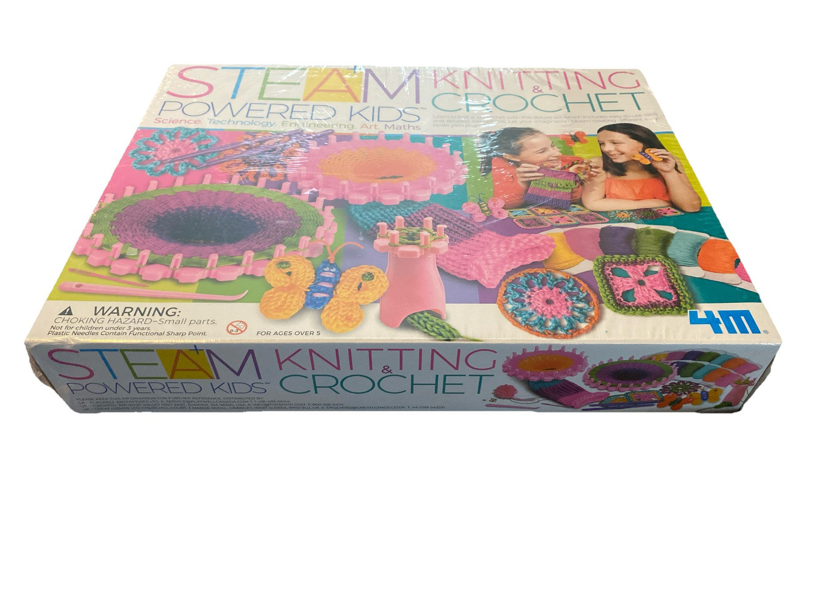 STEAM Powered Kids: Knitting And Crocheting • 4M • New / Sealed!