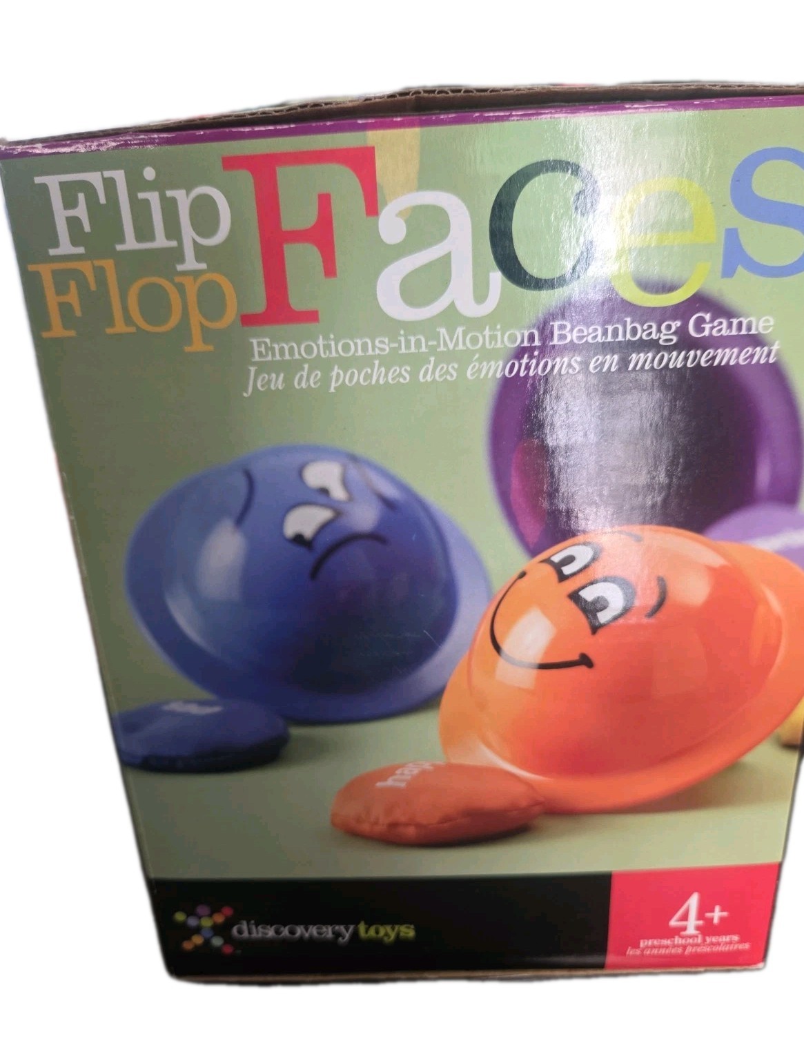 Discovery Toys Flip Flop Faces – Emotions-In-Motion -Kid’s Beanbag Toss Game