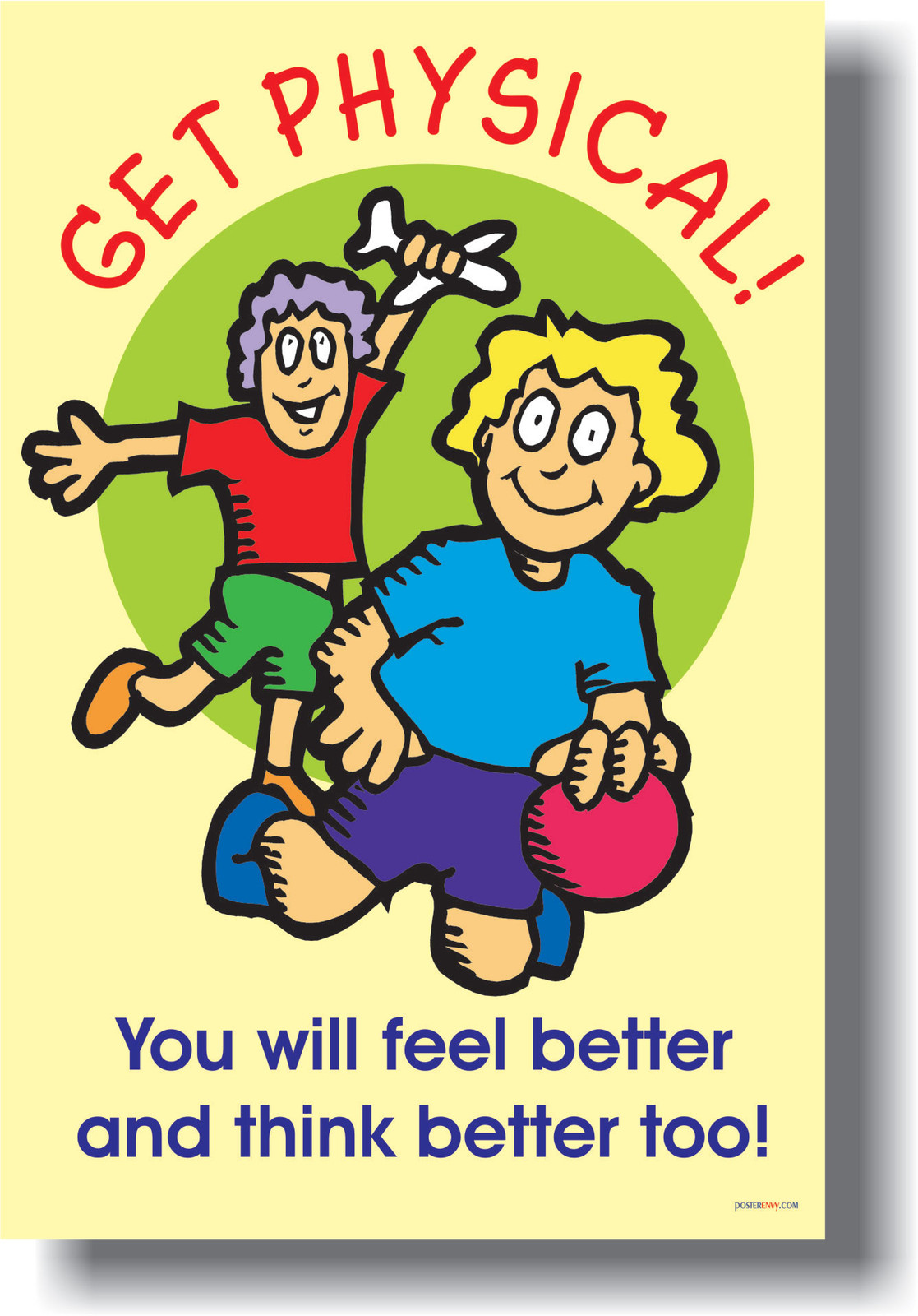 Get Physical – Health Elementary PE Classroom POSTER
