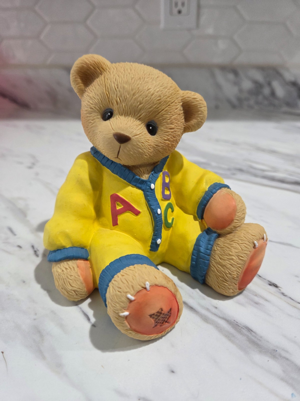 Vintage Cherished Teddies Hard Plastic Coin Bank