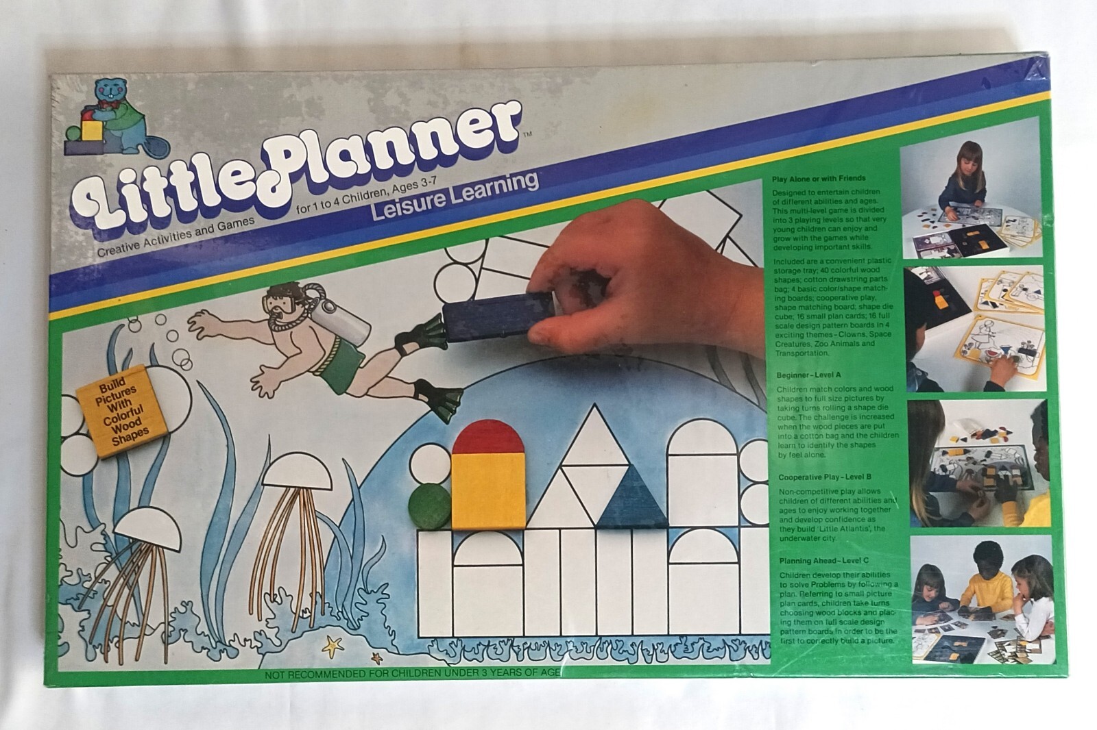 Vintage Learning Game LITTLE PLANNER 1982 Leisure Learning SEALED