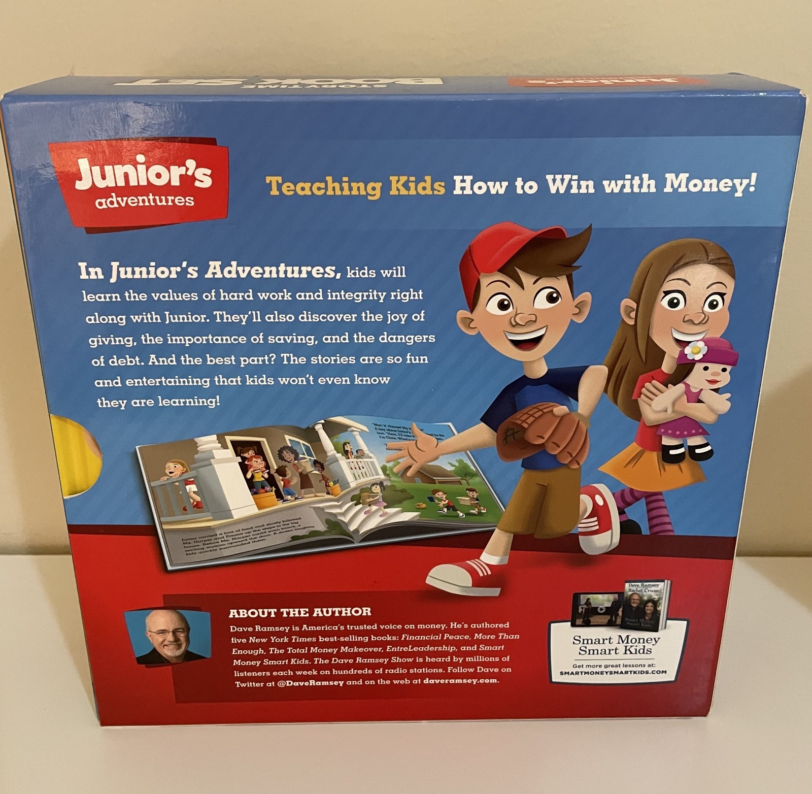 Dave Ramsey Juniors Adventures Kids Money Management Set Books Bank Envelopes