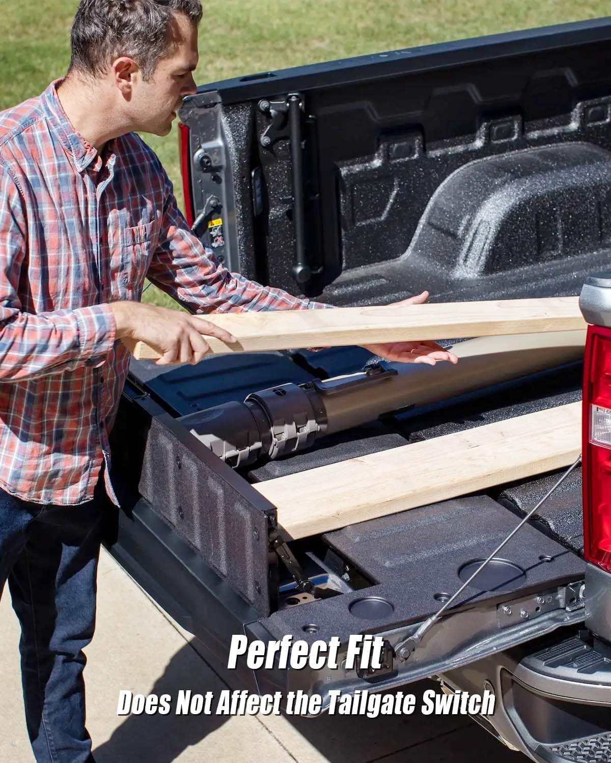 Toyota Tacoma Tailgate Lock Anti Theft Black