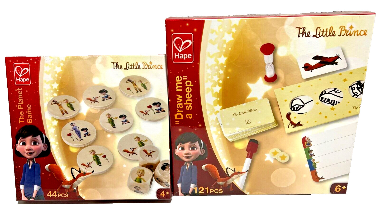 Lot of 2 The Little Prince “Draw Me A Sheep” & Planet Game Card Game NEW SEALED