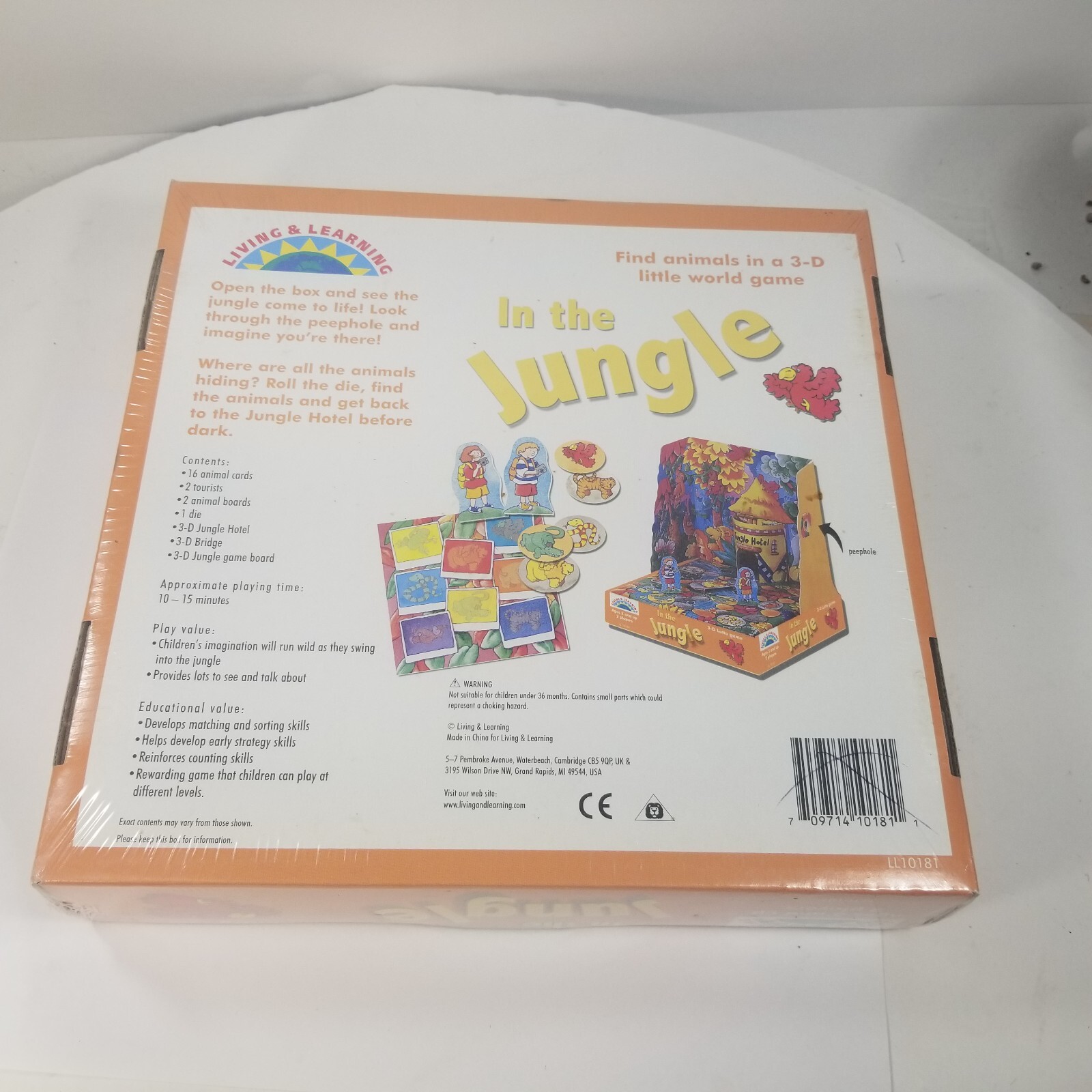 In the Jungle Educational Game Social Emotional Learning Board Game Sealed New