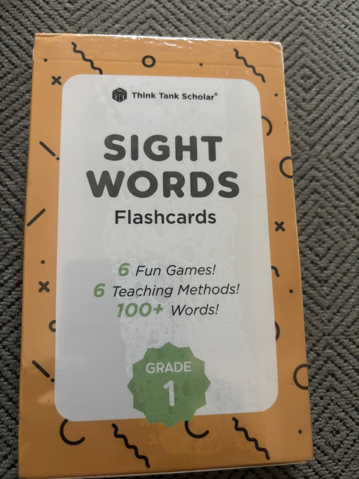 Sight Words Flash Cards by Think Tank Scholar-2 packs, Grades 1 & 2