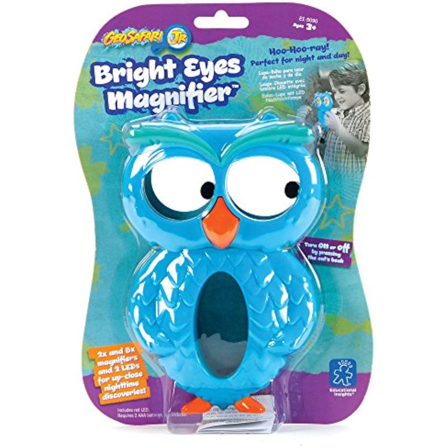 Educational Insights GeoSafari Jr. Bright Eyes Magnifier: Preschool Exploration