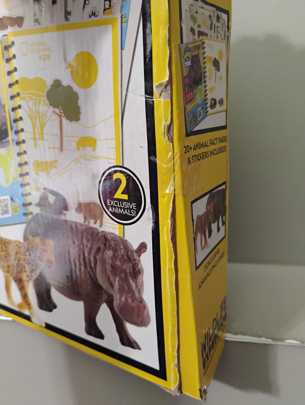 NEW National Geographic Kids Wildlife Expedition Savannah Activity Journal Set