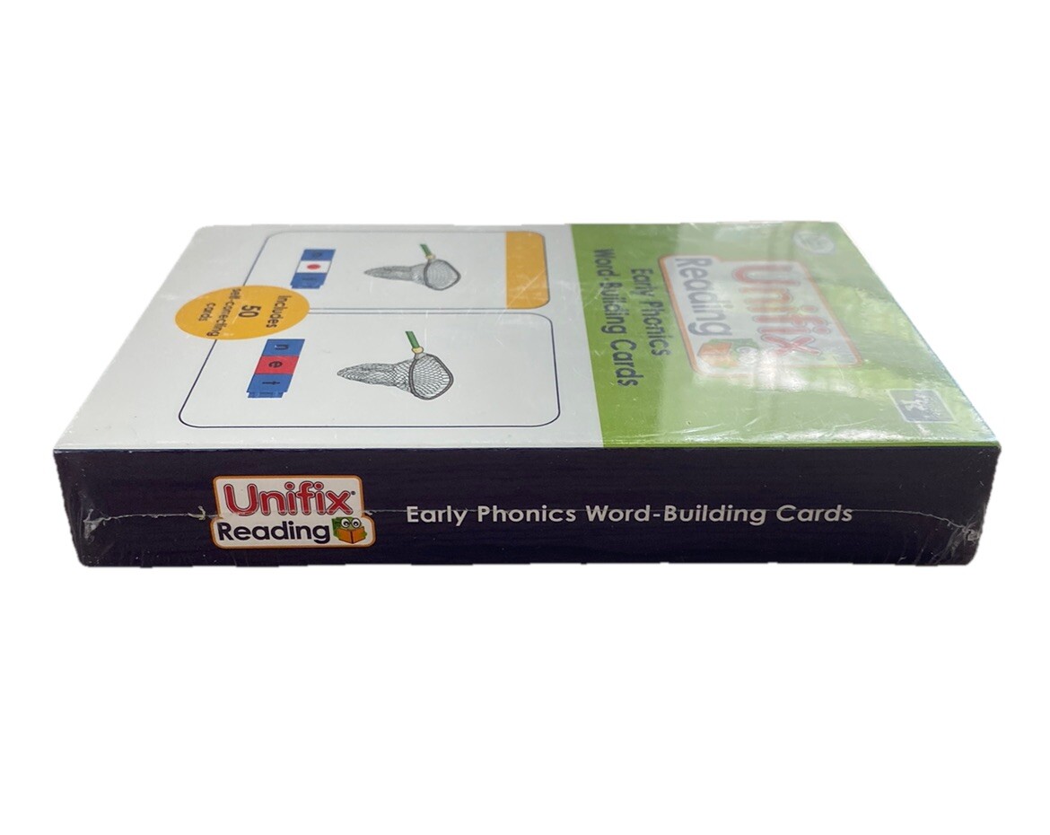 Didax Unifix Reading Early Phonics Word-Building Self Correcting Cards K-1 New