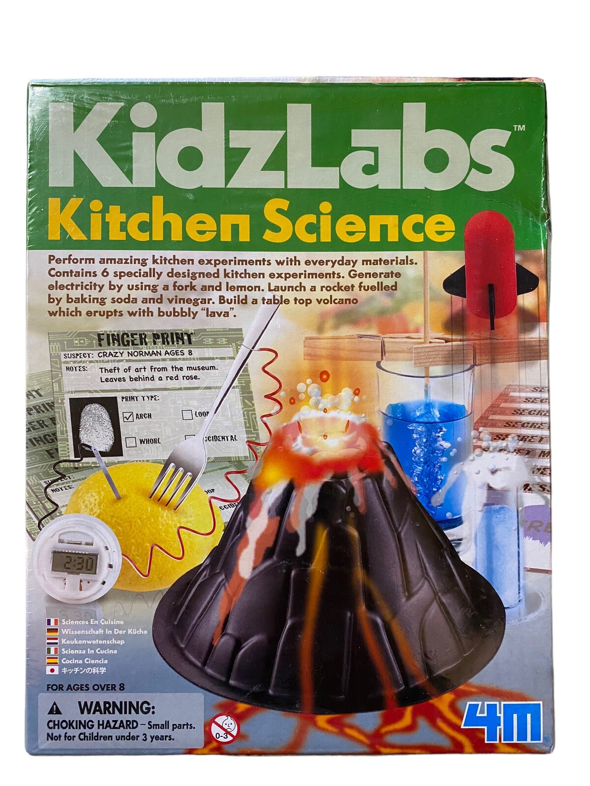 4M Kitchen Science Kit – DIY Chemistry Experiment Lab STEM Toys Gift for Kids
