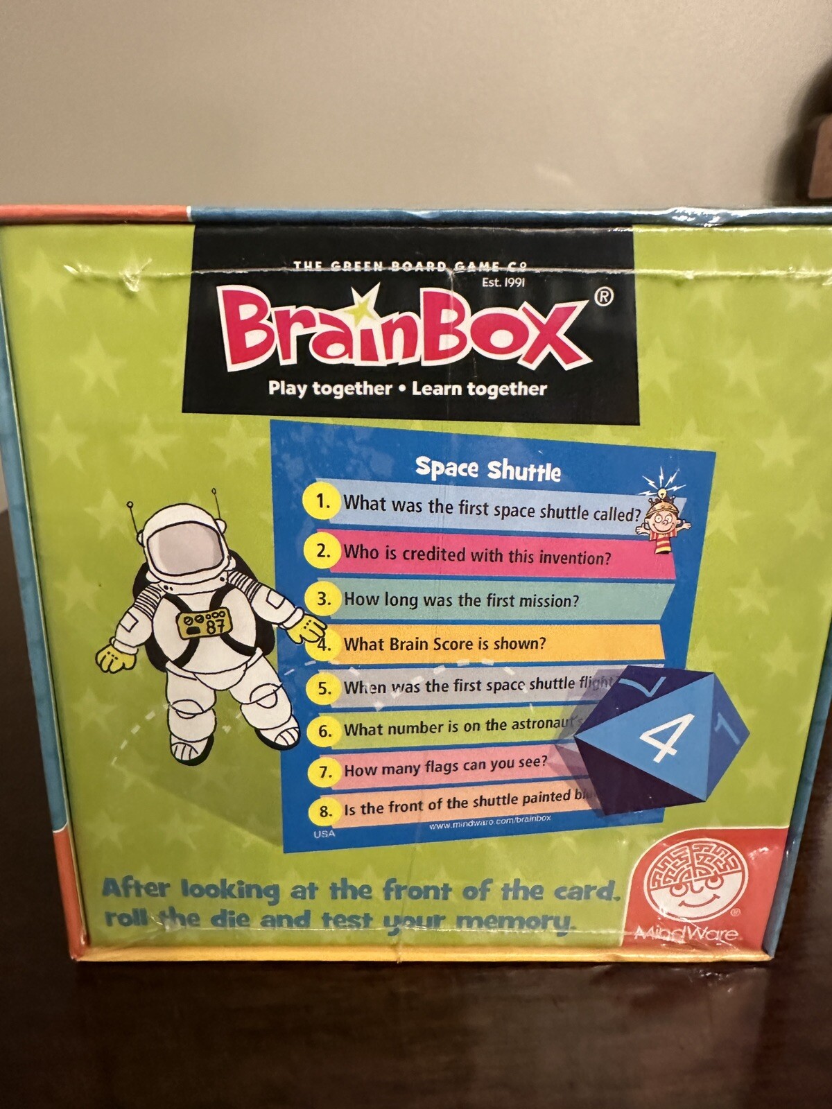 **New** MindWare Brain Box “Inventions” Educational Card Game