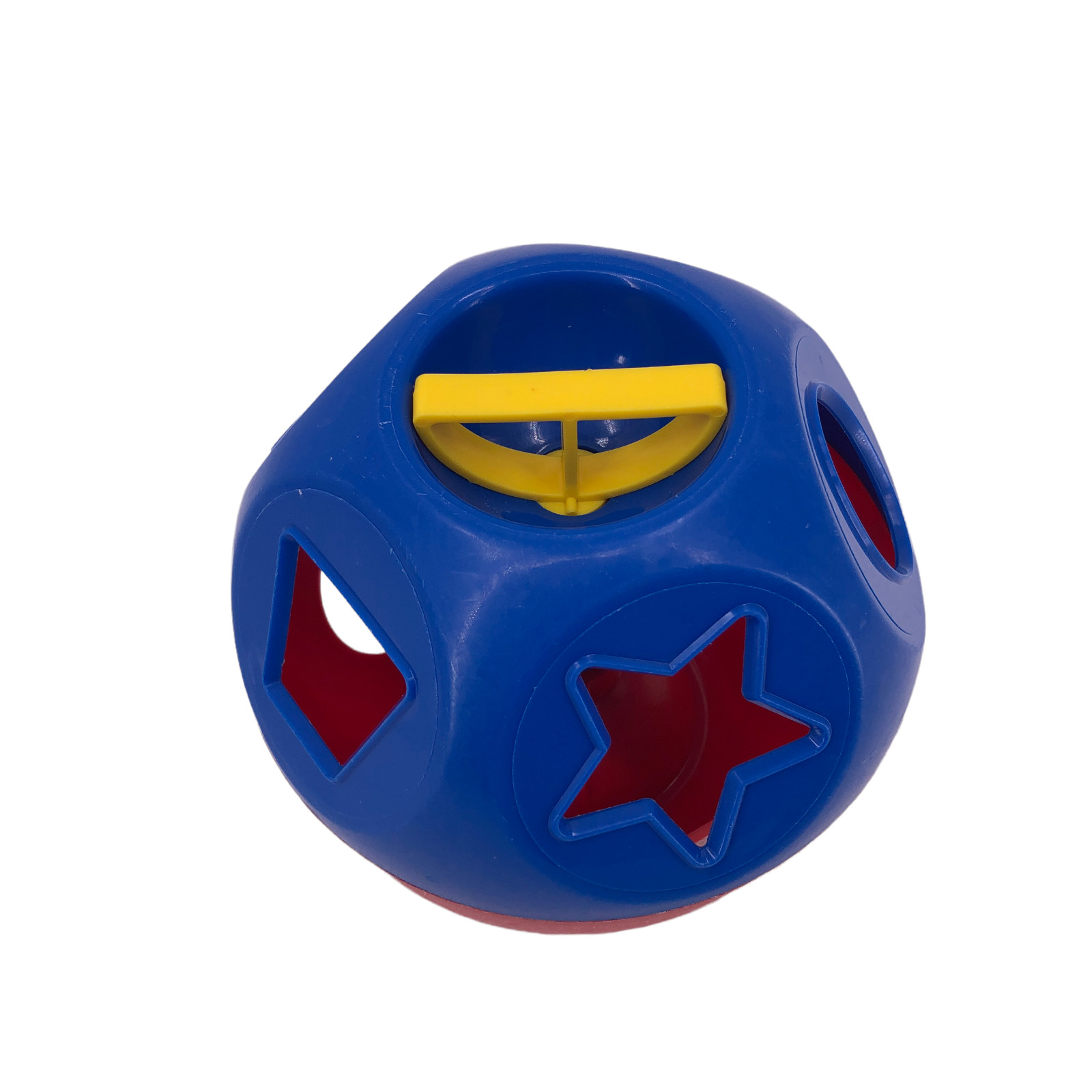 Vintage Tupperware Shape-O-Ball Only Red & Blue Learn Play