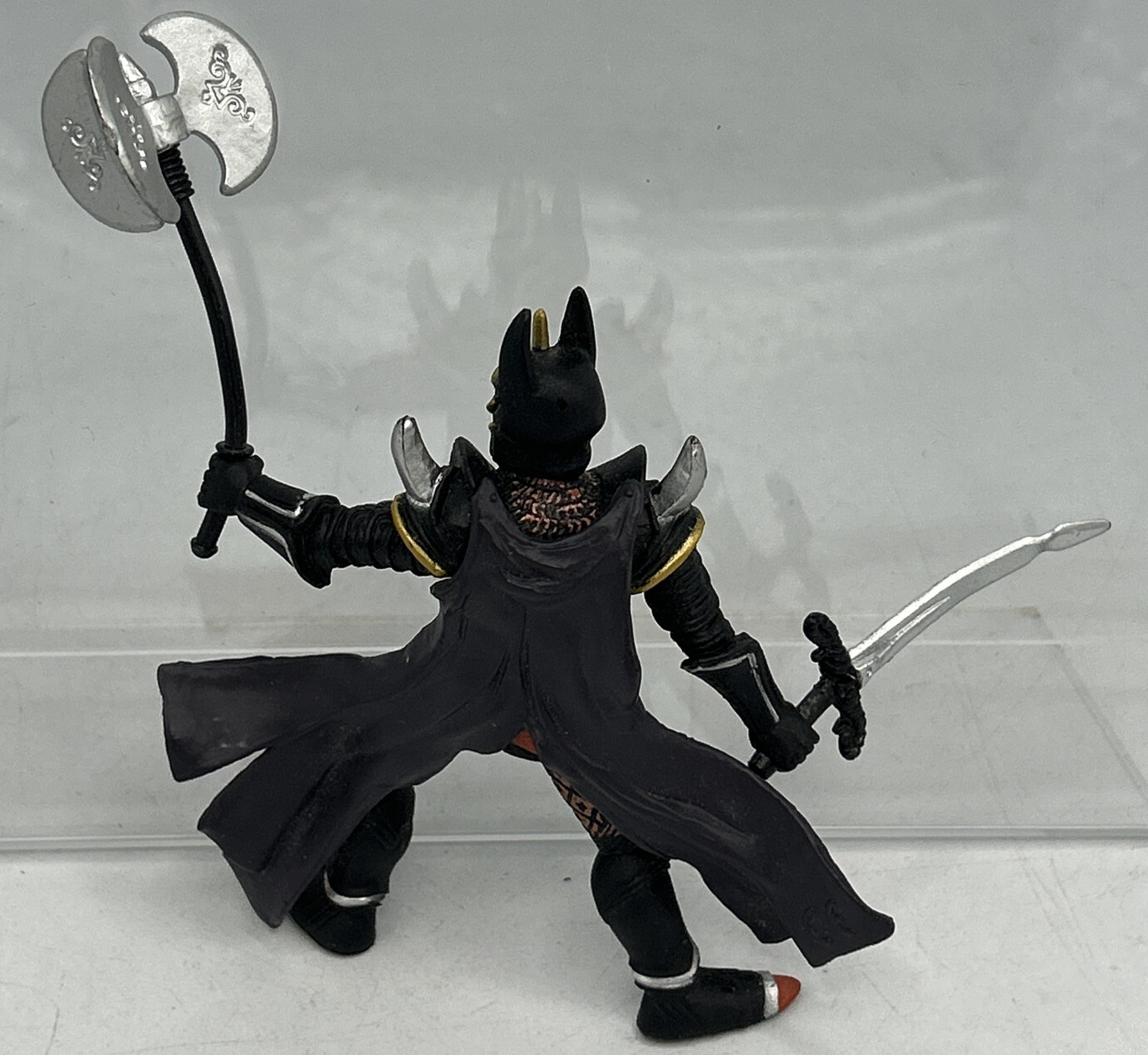 Fantasy World Knight with a Triple Battle Axe Toy Figure 2006 PAPO