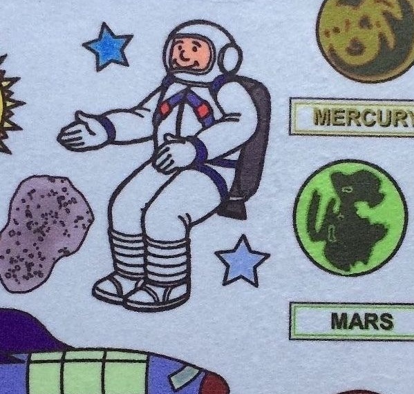 Space Adventures Solar System Felt / Flannel Board Set