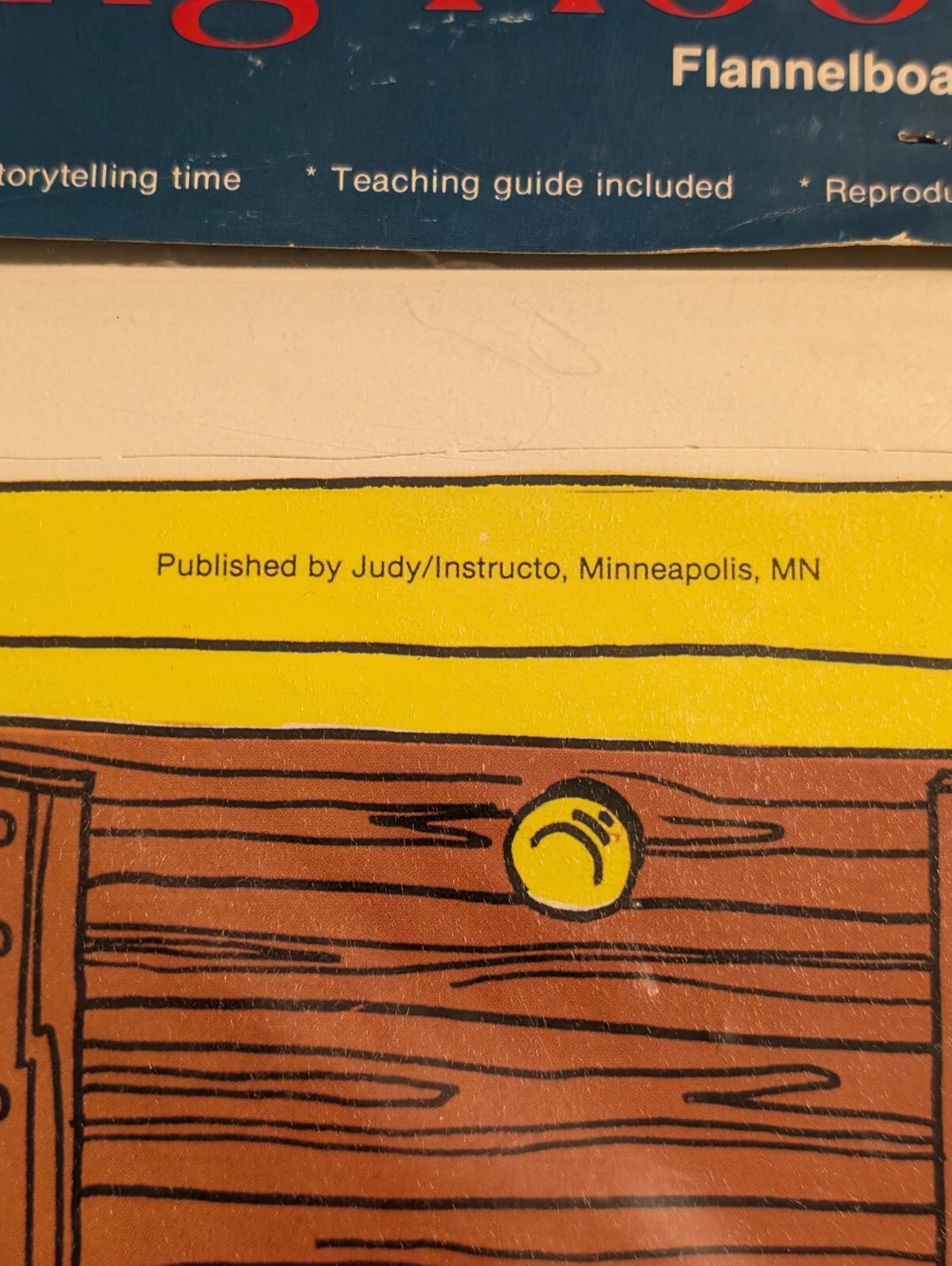 Vtg Judy Instructo Little Red Riding Hood Flannelboard Storytelling Visual Aid