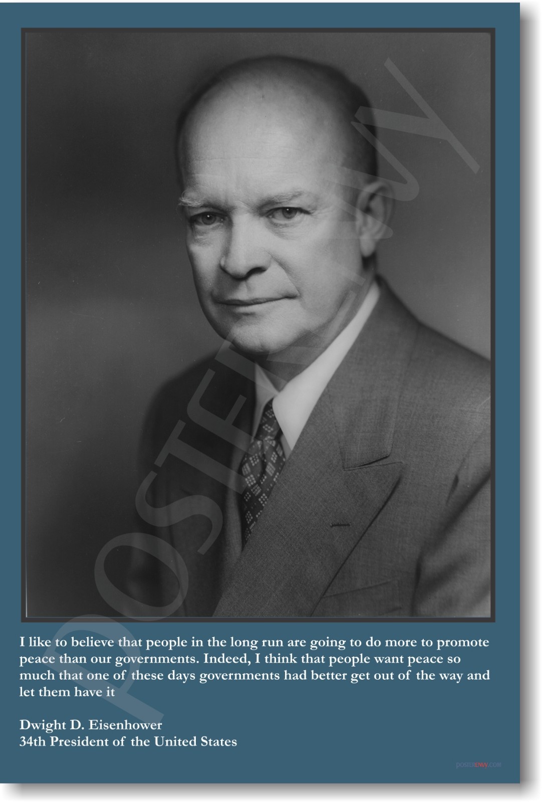 US President Dwight D. Eisenhower – NEW Classroom Educational History NEW POSTER