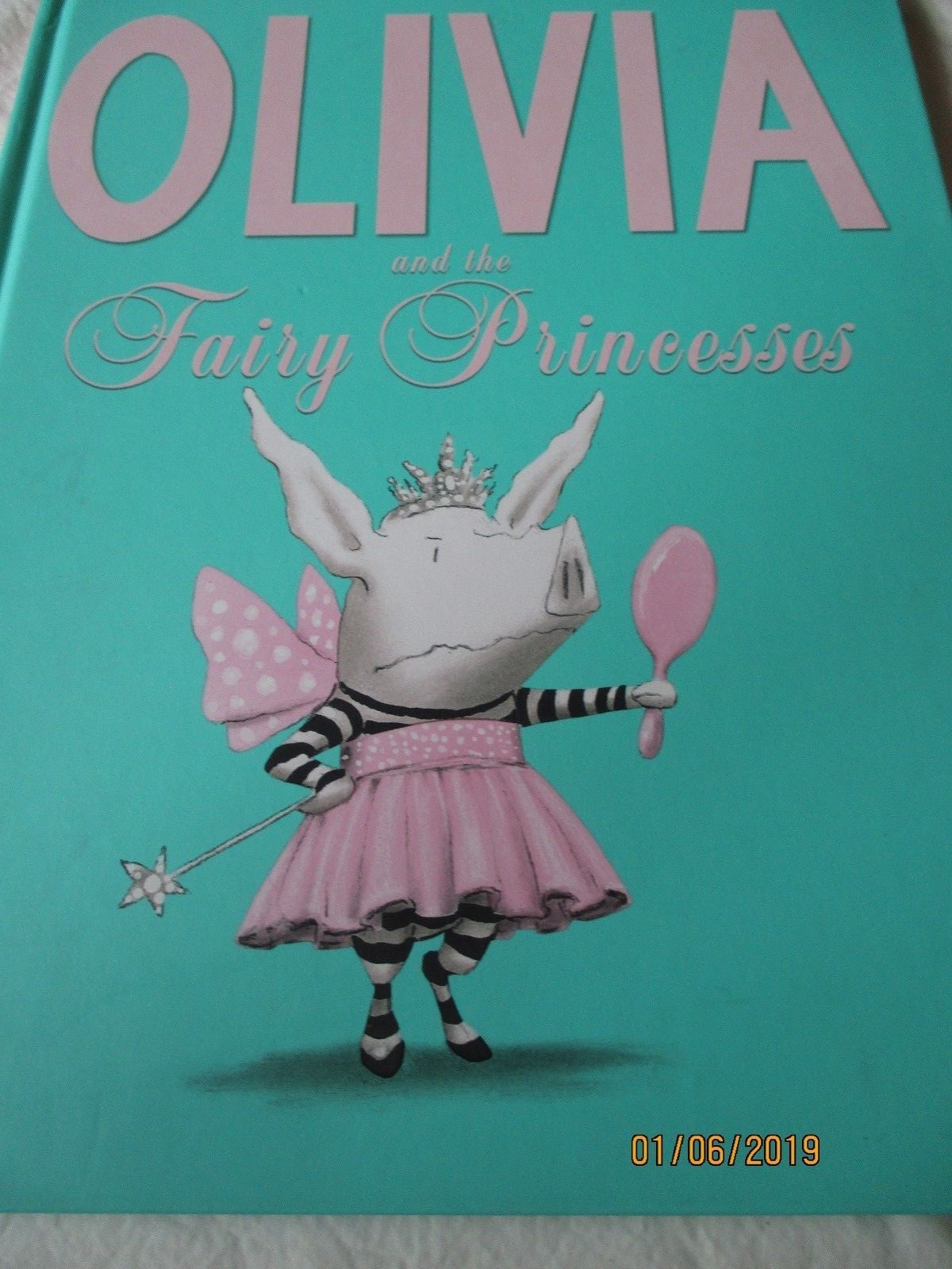 lot of Olivia: 9″ doll in Princess outfit 2 hardcovers