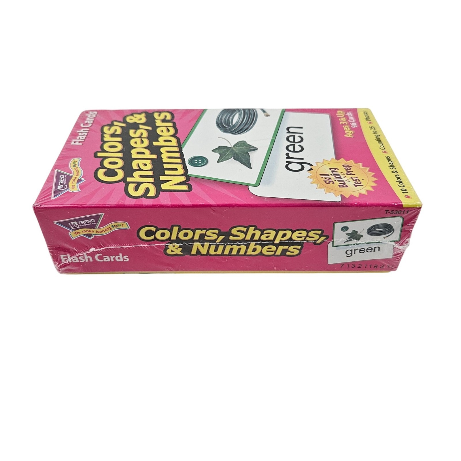 Trend Enterprises Colors Shapes & Numbers Flash Cards Ages 3+ Vintage Sealed