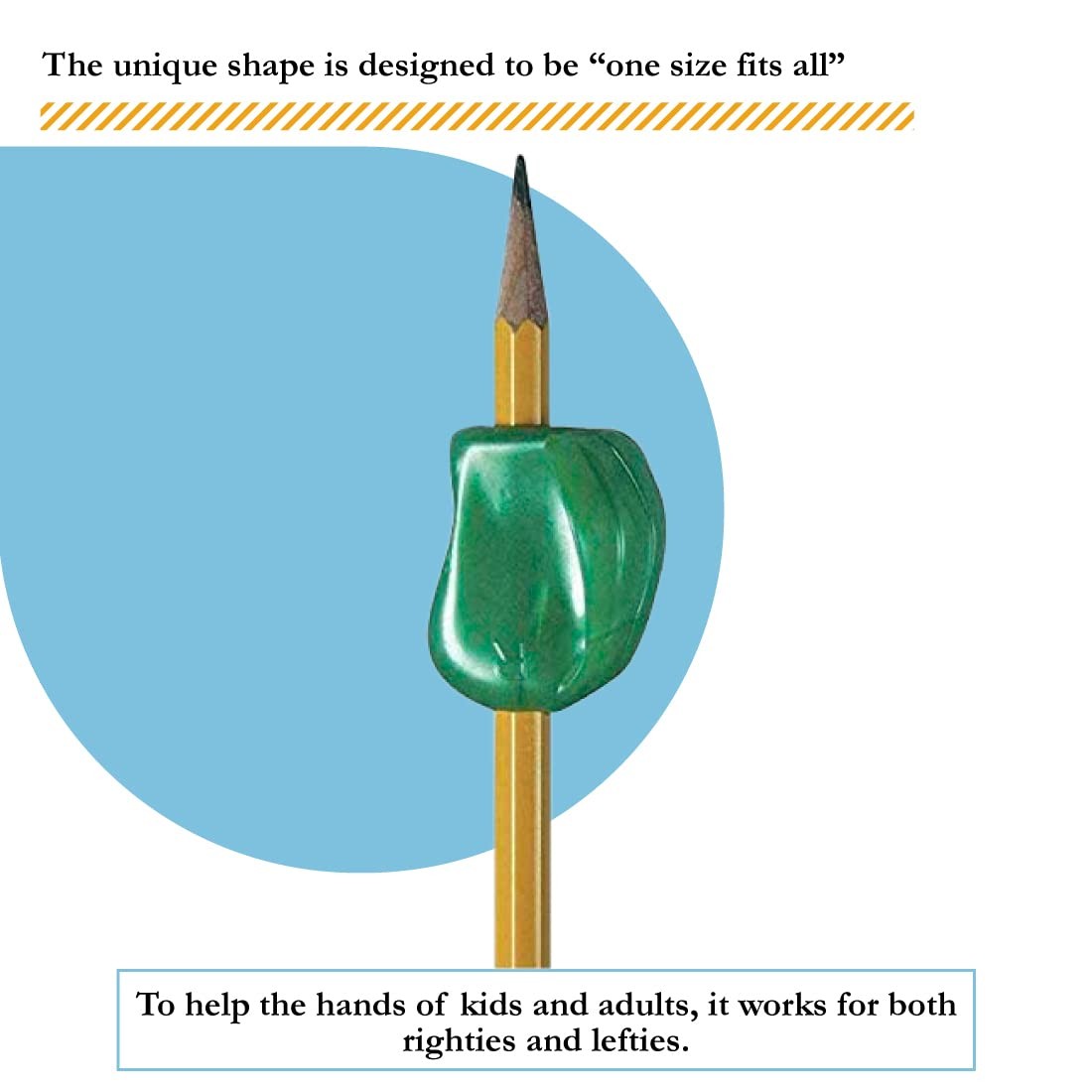 Pencil Grips, The Crossover Grip, Ergonomic Writing Aid For Righties And Left…
