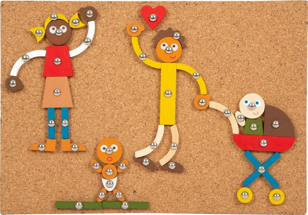small foot Home and Family Toy, wood, with cork board and hammer, for kids aged