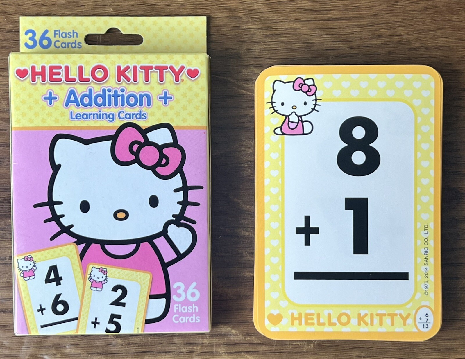 Sanrio Hello Kitty Flash Cards Addition Learning Cards 2014 Complete