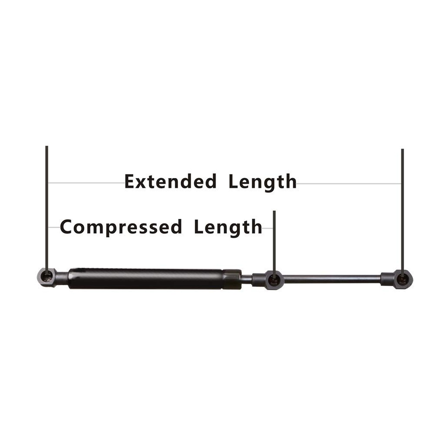 4074 Rear Trunk Lift Supports Shocks Struts Arm Prop Rod Damper Gas Springs f…