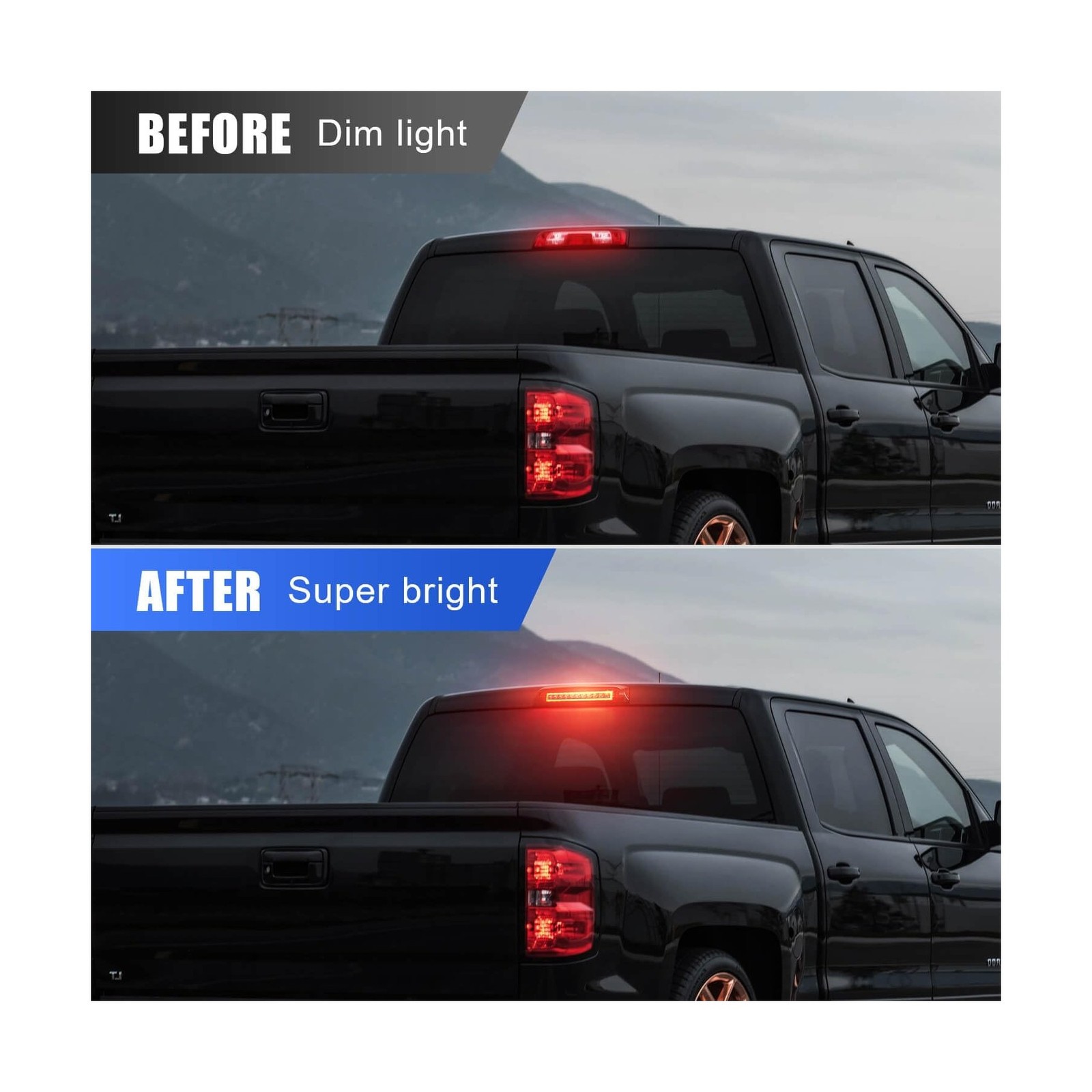 SUPAREE Third Brake Light Fit for 2014-2018 GMC Sierra/C-hevy Silverado 1500 …