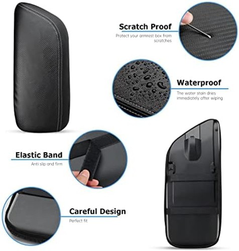 INTGET Car Center Console Armrest Cover for Toyota Camry Accessories 2018-202…