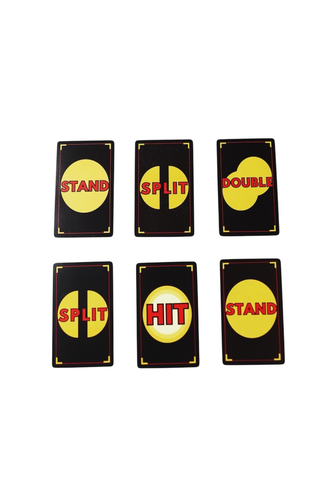 Blackjack Basic Strategy Flashcards for Beginners Casino Game Learning Cards NEW