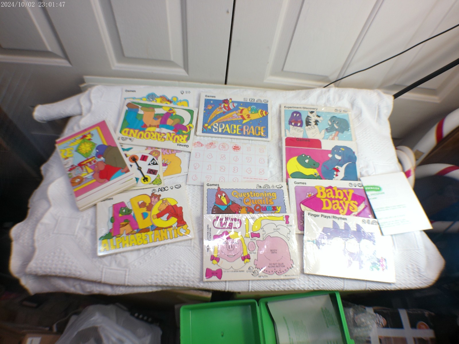 Vtg Sweet Pickles Preschool Program Learning Case Activity w/ Cards