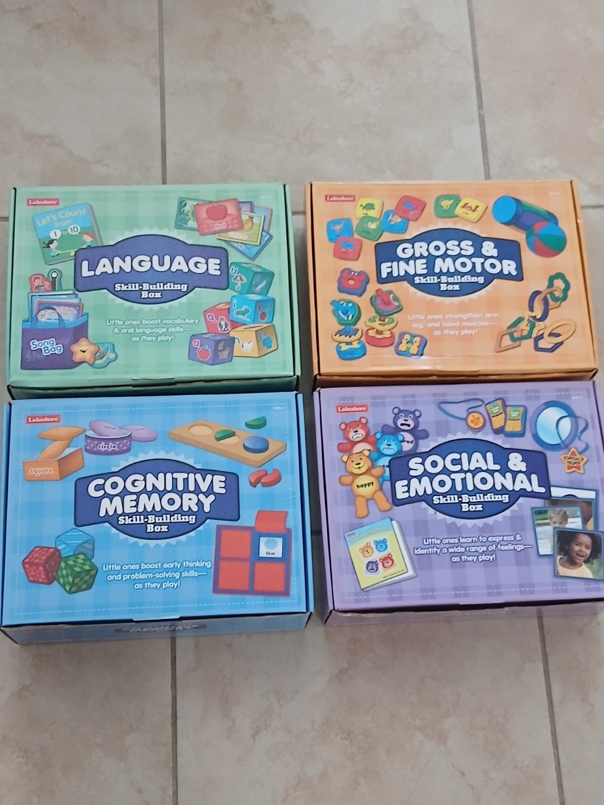 Lakeshore Learning Educational Kits for Early Childhood Development Lot 4 pcs