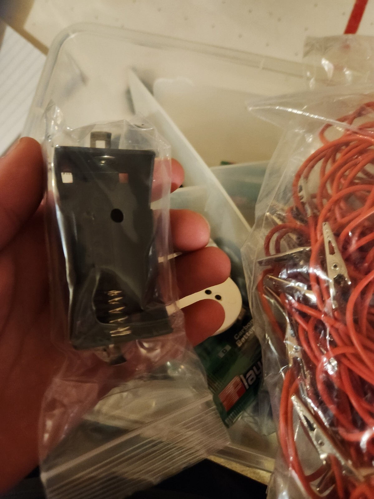 Kids electrical, circuit set. Homeschool wires lights fun learning