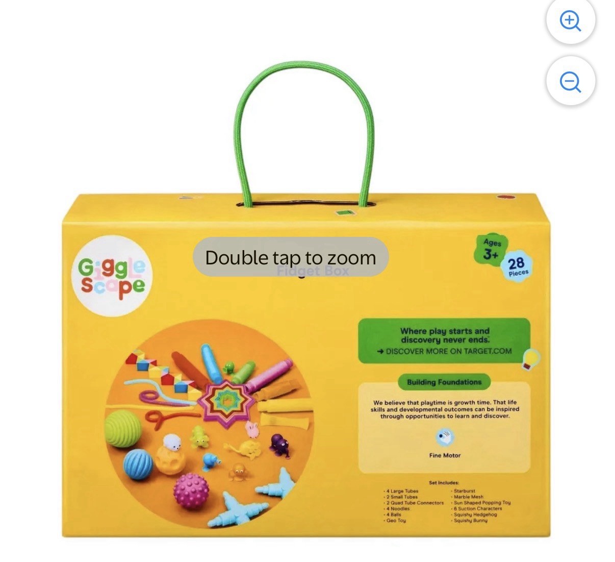 🔥Gigglescape Fidget Box 28-Piece Set For Ages 3+ Stretch, Twist & Squeeze!🔥