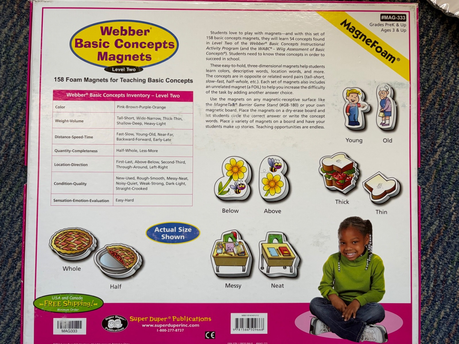Webber Basic Concepts Magnets- Level 2