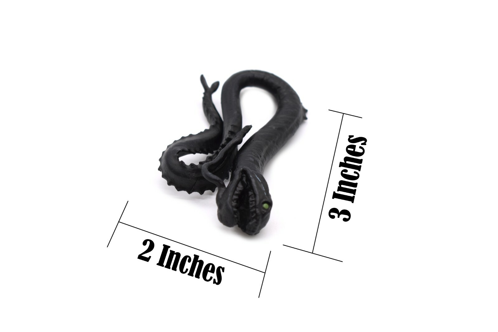 Dragonfish Realistic Toy Plastic Replica 3 1/4″ Black Fish Model F3681 B10