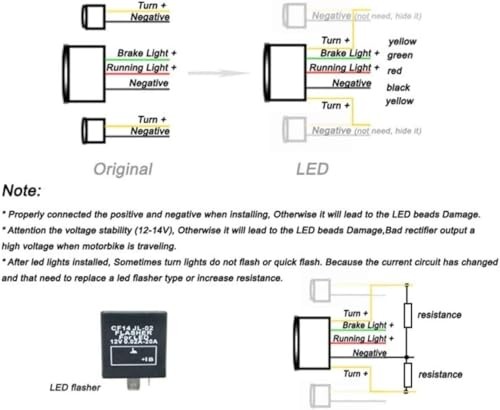 Motorcycle Tail Light Compatible with MT09 MT-09 SP 2024 2025, LED Integrated