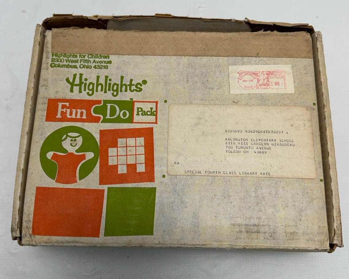 Vintage 1970 Highlights For Kids Teachers Fun Do Pack Grades K-3 New Old Stock