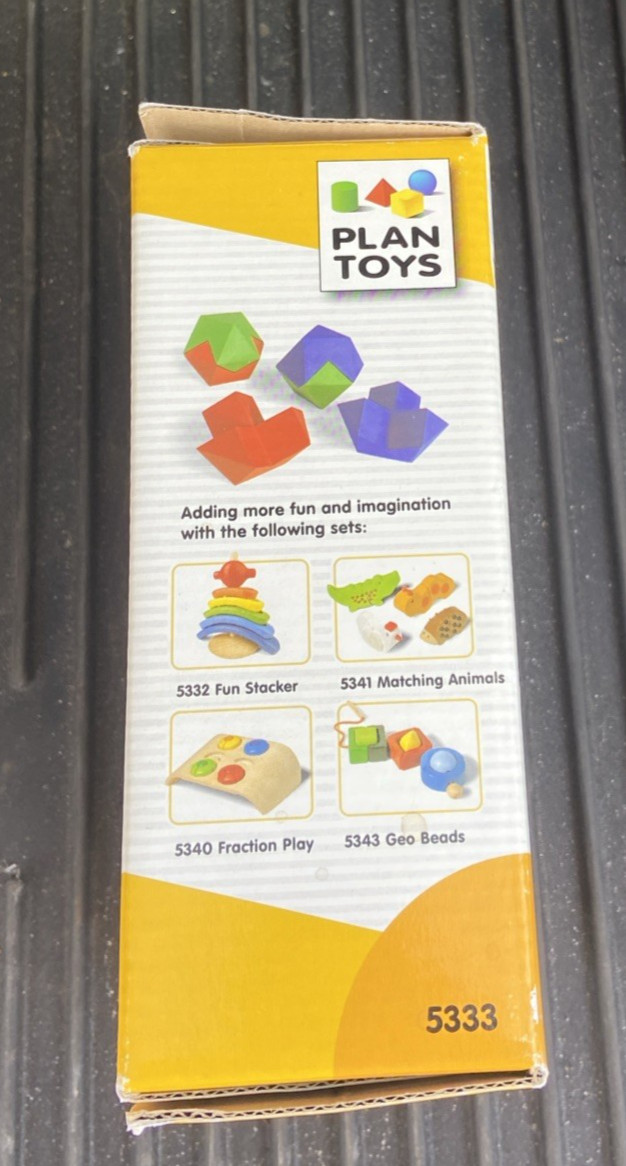 Plan Toys Logical Blocks 5333 for ages 4 up