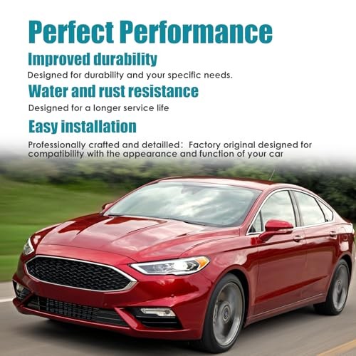 17-18 Ford Fusion w/o Tow Hook/Sensor Hole Primed Front Bumper Cover FO1000718