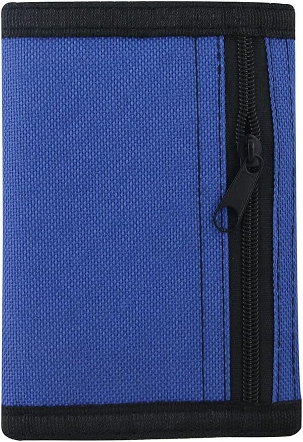 RFID Blocking Canvas Wallet for Men and Women – Trifold Nylon Wallet with Magic