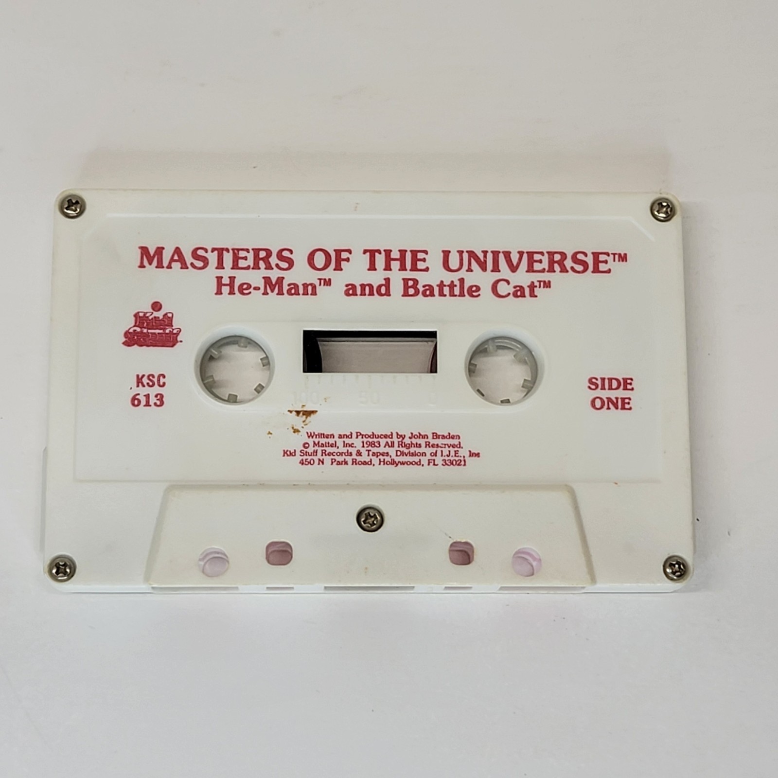 1983 MOTU Read Along Cassette Tape He-Man Battle Cat KSC 613 TESTED Universe