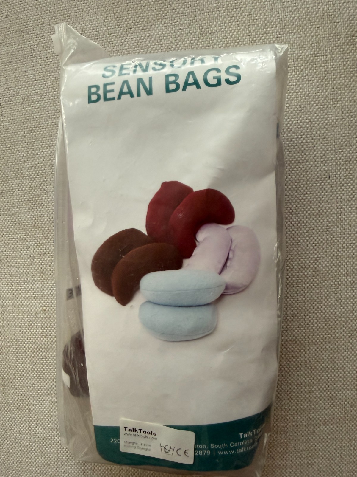NEW TALK TOOLS SENSORY BEAN BAGS – EIGHT NEW HIGH-QUALITY SENSORY BEAN BAGS
