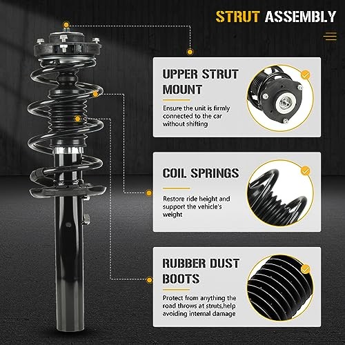 172311 Front Complete Strut Spring Assembly Shock Absorbers Fit for Volkswagen